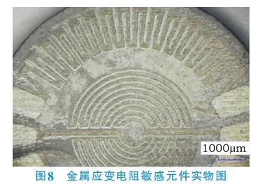 金屬應(yīng)變電阻敏感元件實物圖