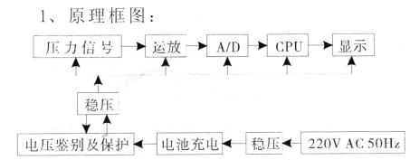 精密數(shù)字壓力表工作原理圖